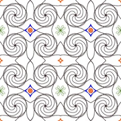seamless pattern with floral elements