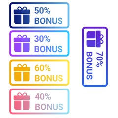 bonus gift sticker