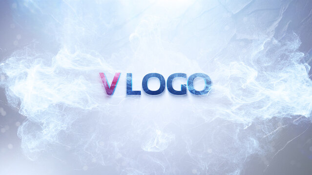 Bright Corporate Logo or Text Intro - Particle Revealer