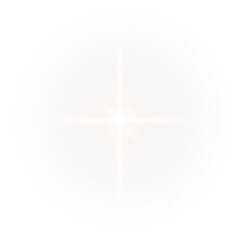 Star, abstract, beam, bright, brilliant PNG with glistering red glow, flare. Shiny explosion PNG on transparent background. Overlay for isolated disco light or digital illumination design.