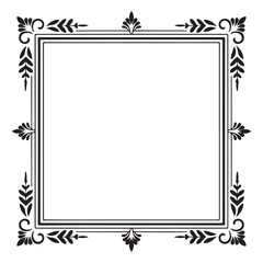 Ornate corner flourish template