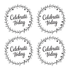 Elegant vintage border frame