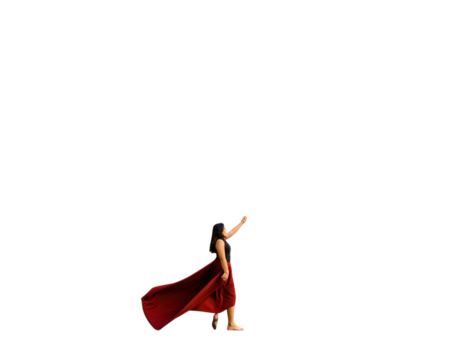 Falling Snowflake with Motion Blur and Glow Trail, Diagonal Action Pose, Transparent Background PNG - Powered by Adobe