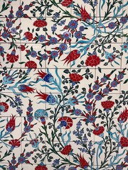 murales with flower design