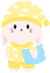 동물토끼(잠옷졸림) (2)