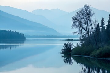 Fototapeta premium lake in the mountains