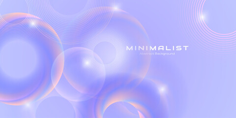 Elegant abstract circles blend in soft gradients, creating a dreamy minimalist background