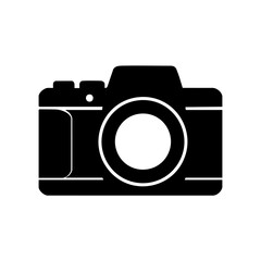 Camera Icon Capture Memories in Timeless Black and White.