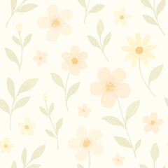 seamless pattern with flowers
