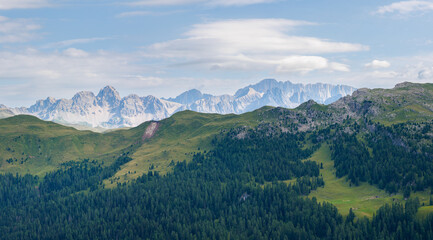 Hiking near Cima Costazza and Baita Segantini - Italy