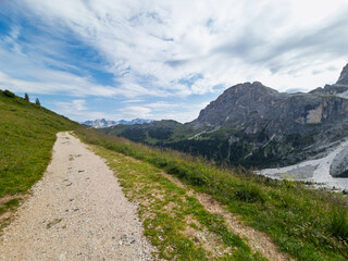 Hiking near Cima Costazza and Baita Segantini - Italy