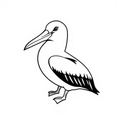 Black Albatross Animal Icon