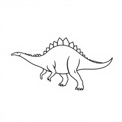 Black Allosaurus Animal Icon