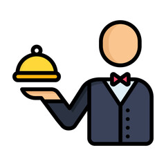 Waiter Service Icon