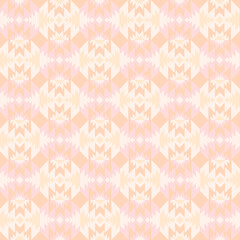 Soft peach and cream geometric patten, designed for textile, wallpaper and another decoration.