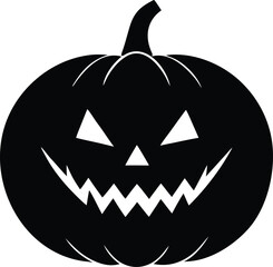 halloween pumpkin isolated vector icon