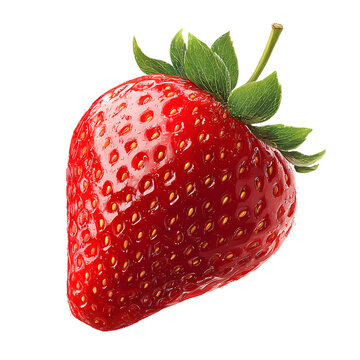 Morango do amor isolado em fundo transparente