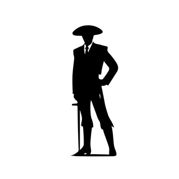 recommend clip art: Matador silhouette , Matador vector