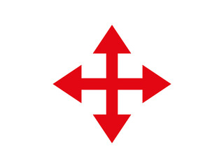 four way arrow icon