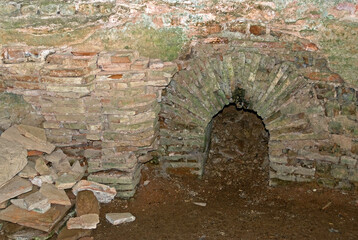 Site Gallo Romain, les thermes, Sanxay, 86, Vienne, France
