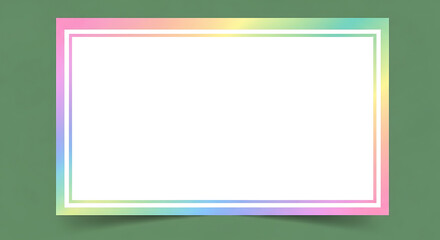 Colorful Blank Frame Design, Graphic Artwork, Modern Style, Digital Environment, Creative Perspective, Design Concept