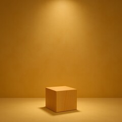 cardboard box on wooden background