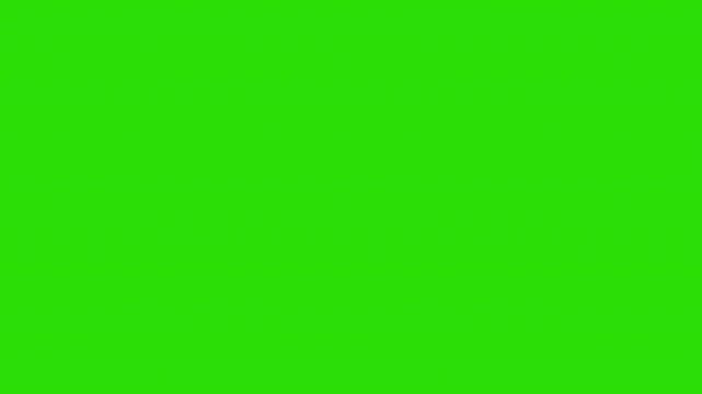 animated torn paper transition on green screen background