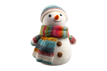 Snowman decoration winter wonderland plush toy