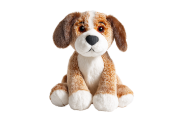 Cozy plush dog toy cute home sculpture