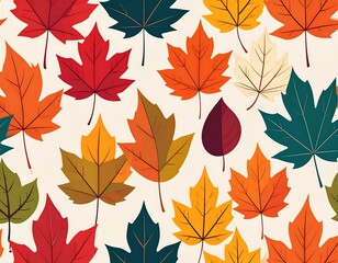Autumn leaves pattern (3)