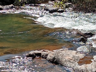 river in the mountains