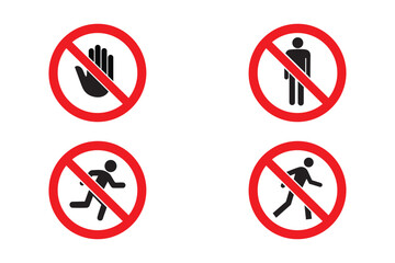 No Entry Sign Icons