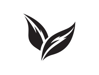 Hot cup of black tea in minimal vector art