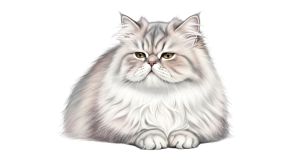 majestic persian cat elegant pet portrait for websites and prints