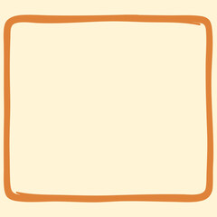Hand-Drawn Rounded Rectangle Frame