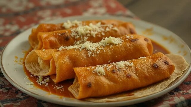  Tlayudas served authentically on a plate

