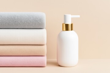 Soft Towels Luxury Lotion Bottle Spa Day Bathroom Essentials