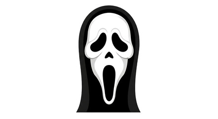 A creepy Scream mask