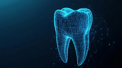 blue tooth on blue background