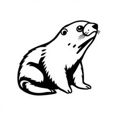 Black Mole Animal Icon