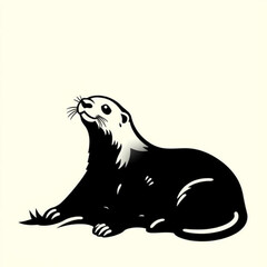 Black Mole Animal Icon