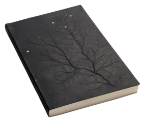 PNG Notebook publication diary black.