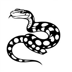 Malayan Krait Animal Icon