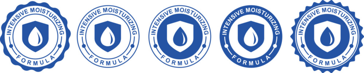 Ultra Hydrating Moisturizer Formula Label Vector