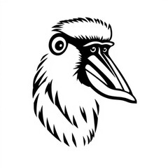 Mandrill Animal Icon - Black