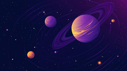 Fototapeta premium planet and space