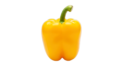 vibrant yellow bell pepper fresh healthy and ready to use