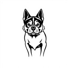 Moscow Watchdog Animal Icon