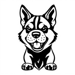 Moscow Watchdog Animal Icon