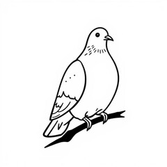 Mourning Dove Animal Icon